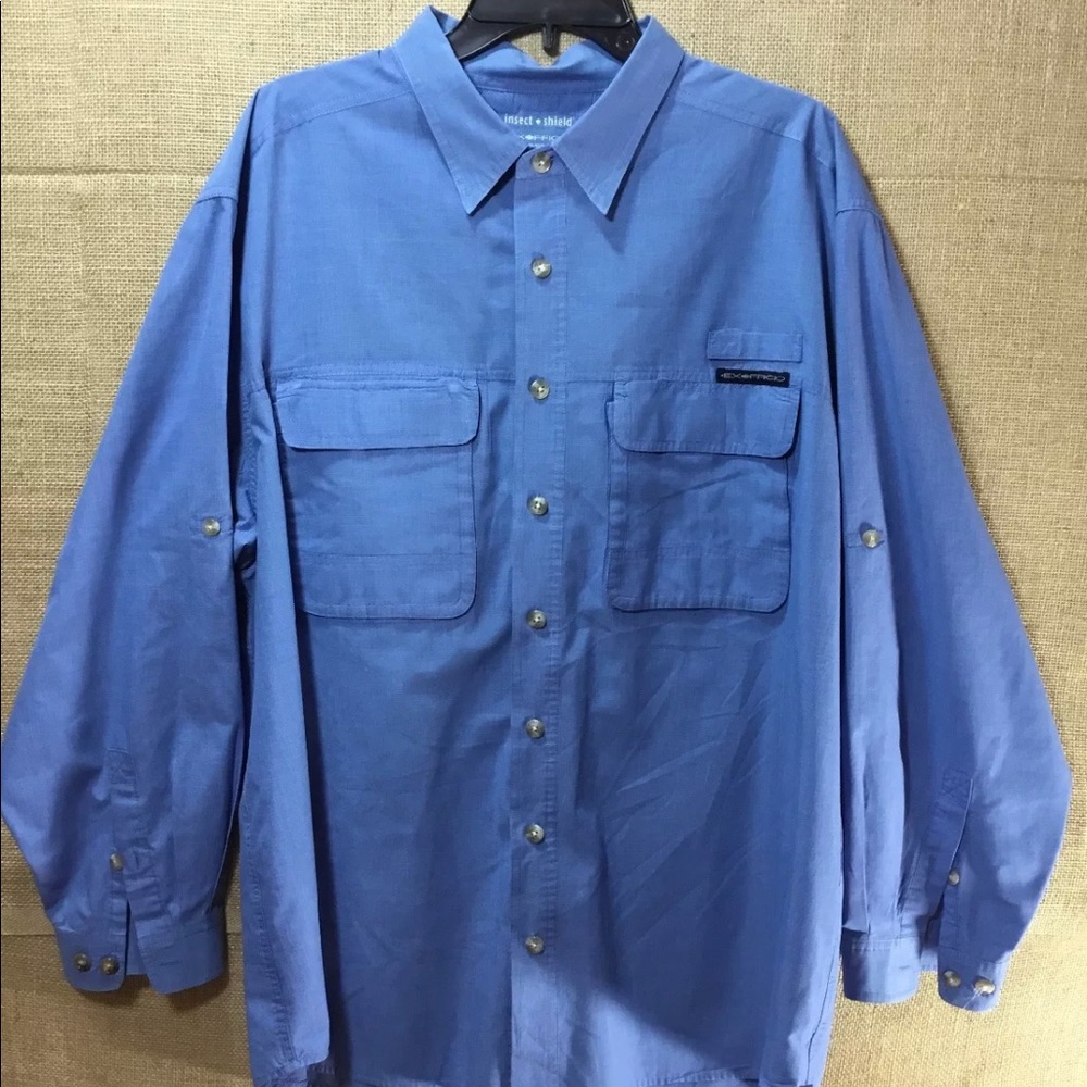 ExOfficio Mens XXL Insect Shield Long Sleeve shirt